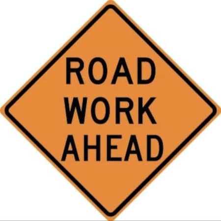 Accuform RIGID CONSTRUCT ION SIGN ROAD WORK FRK364DP FRK364DP